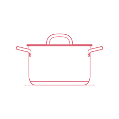 Objects Cooking Pots Ikea 365 Pot 5 Qt Contour Svg Vector, Free Vectors File